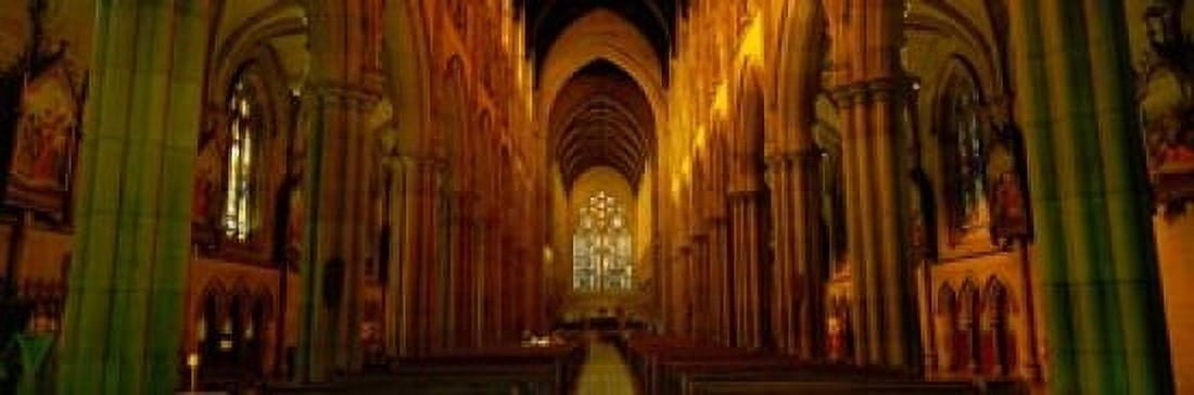 St Marys Cathedral Sydney New South Wales United Kingdom Australia Canvas Art - Panoramic Images (18 x 6)
