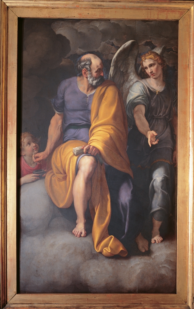 St Matthew And The Angel Canvas Art - (24 x 36)