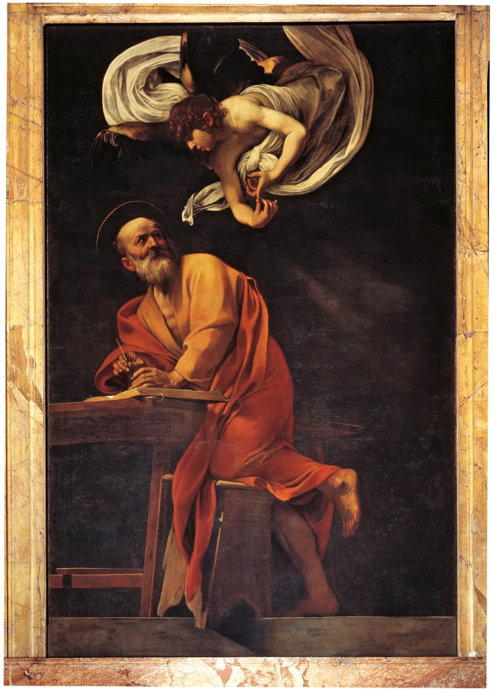 St Matthew And The Angel Canvas Art - (24 x 36)