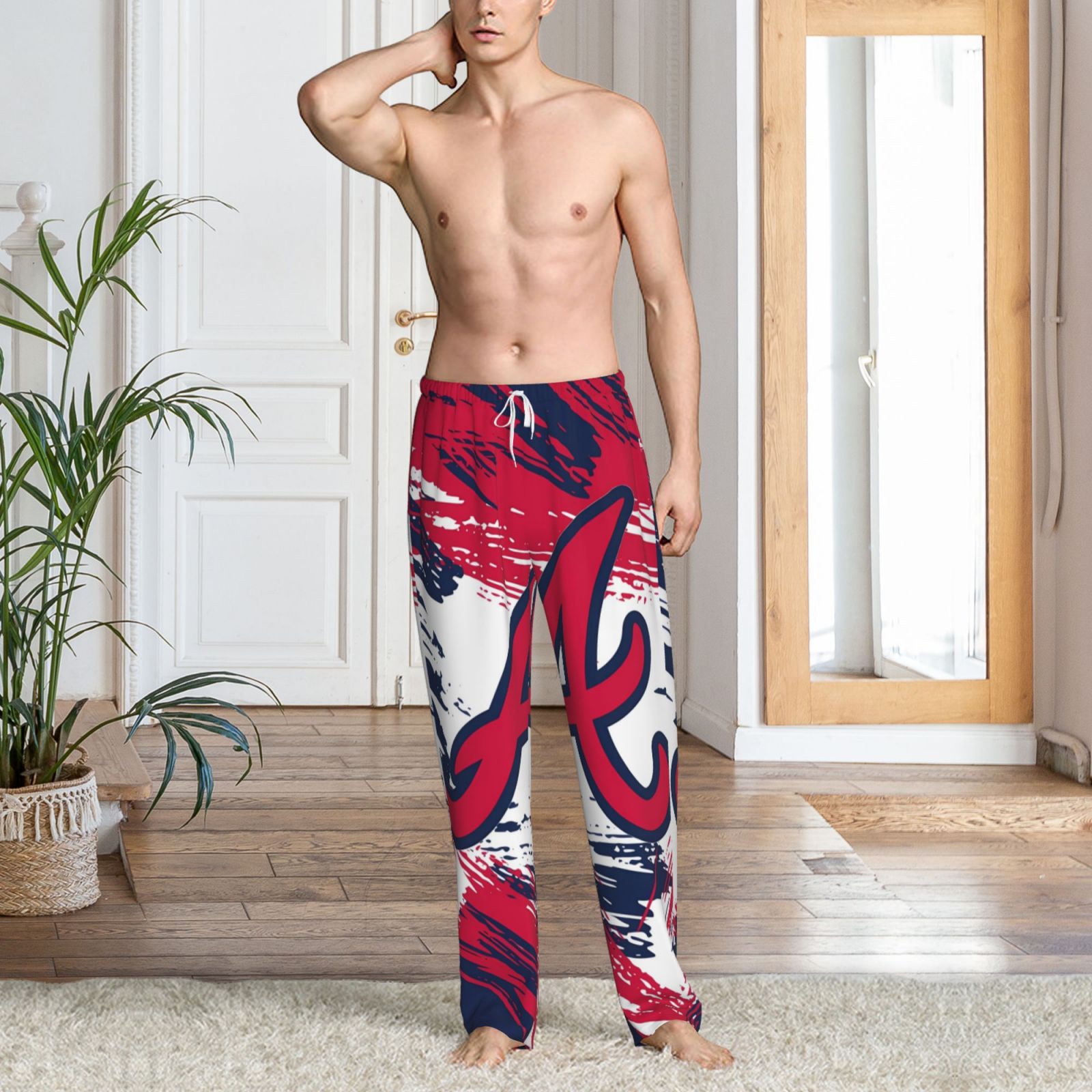 St_ Men's Pajama Pants for Football Fans,Home pants
