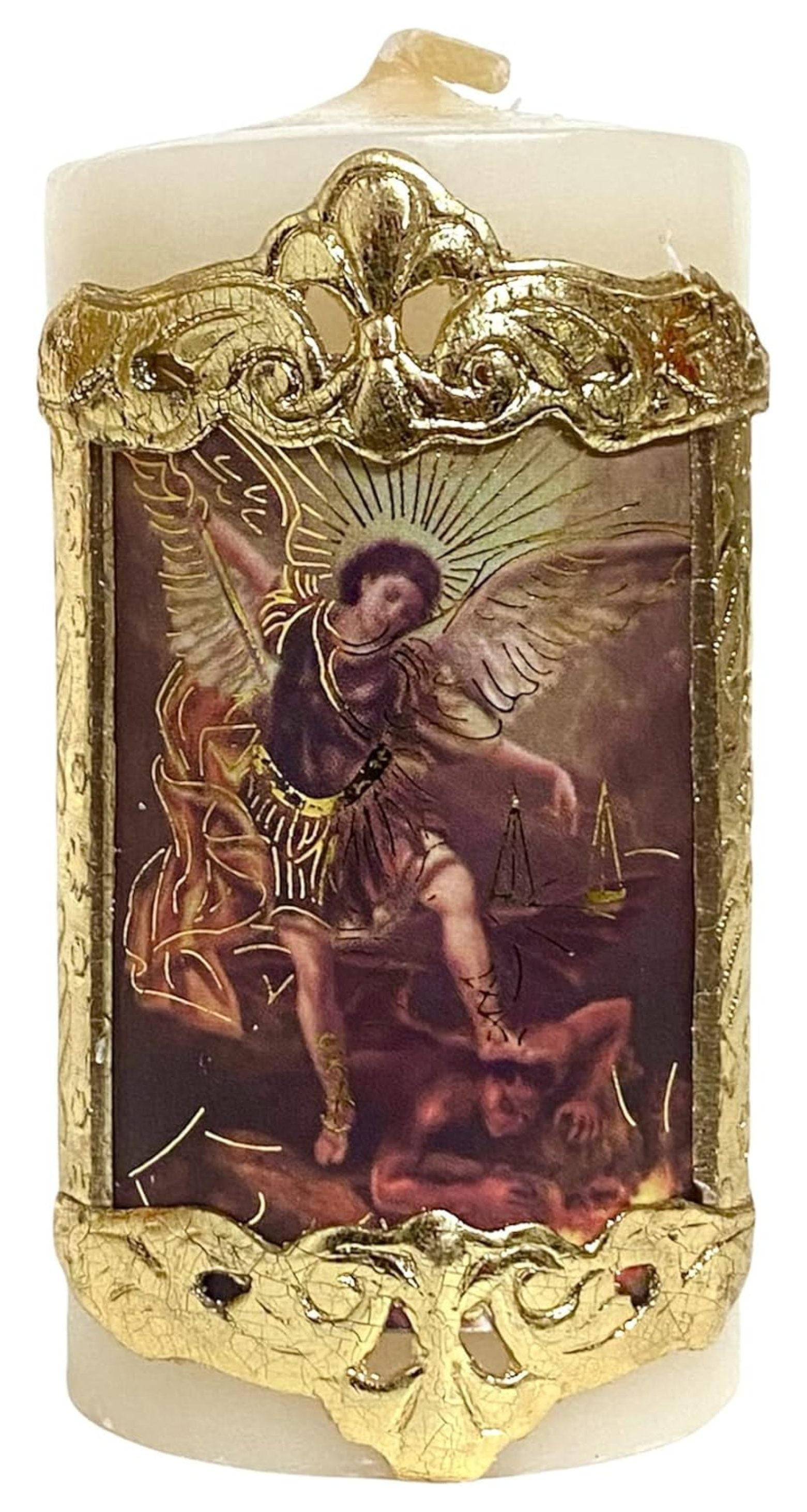 St Michael Archangel Cirio Paschal Candle Prayer San Miguel Arcangel