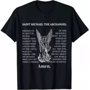 St. Michael Archangel Prayer Shirt | Christian Faith Religious T-Shirt