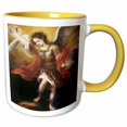 thumbnail image 1 of 3drose, St. Michael by Bartolome Esteban Murillo, 11oz Two-tone Yellow Mug, 1 of 6