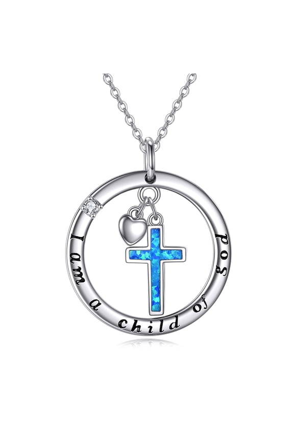 St Michael Necklace 925 Sterling Silver Amulet Coin Pendant Jewelry for Men Women (St Michael-B)