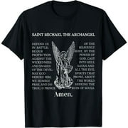 St. Michael Prayer Shirt - Powerful Catholic Archangel Apparel for Christian Devotion
