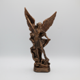 thumbnail image 1 of Lumiartisan St. Michael Archangel Defeating Satan Bronze Figurine - Decorative Statue, 1 of 8