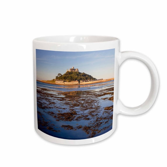 3drose, St. Michaels Mount at Dawn, Marazion, Cornwall, England, 11oz Mug