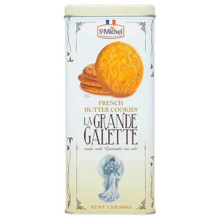 St. Michel La Grande Galette French Butter Cookies, 1.3 Pounds