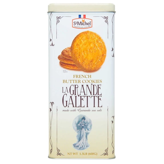 St. Michel La Grande Galette French Butter Cookies, 1.3 Pounds
