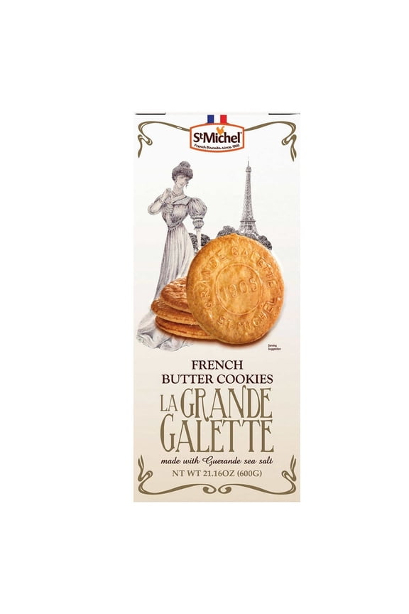 St. Michel La Grande Galette French Butter Cookies 21.16 Ounce