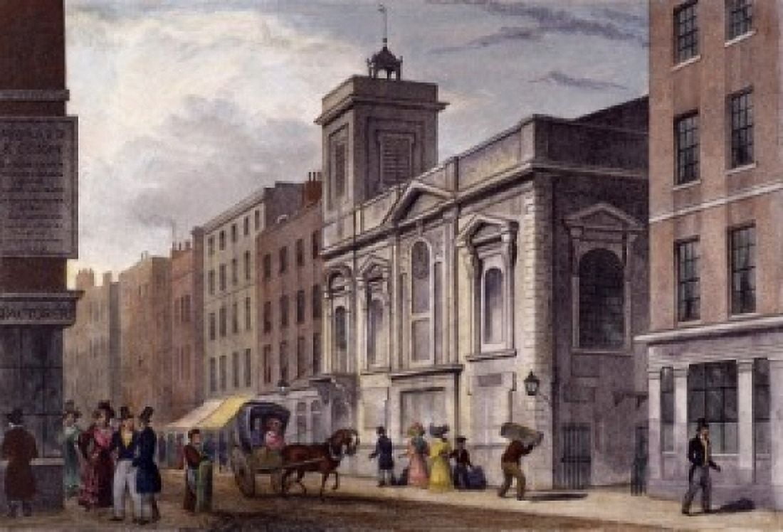 St Mildred Poultry Thomas Hosmer Shepherd (1792-1864 British) Canvas Art - Thomas Hosmer Shepherd (24 x 36)