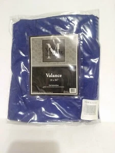 St. Moritz Home Fashions 18X84" Valance Deep Blue