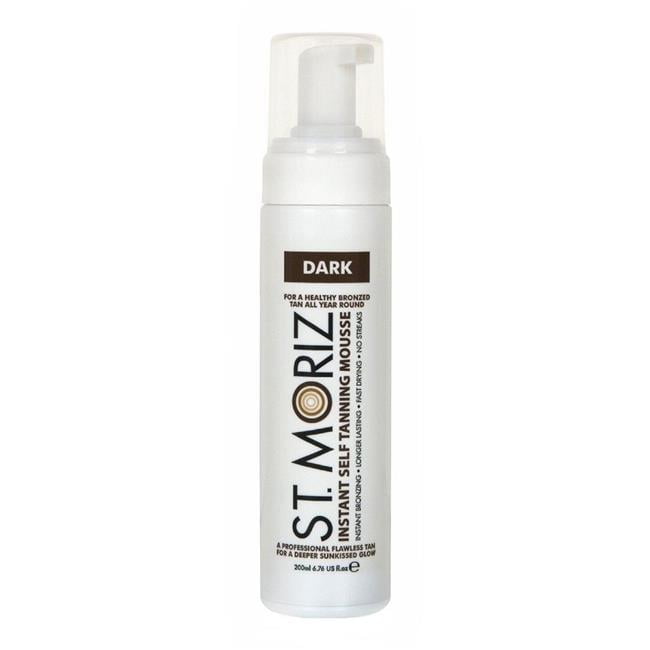 St Moriz Self Tan Range Instant Self Tanning Mousse Dark 6.76oz (200ml)