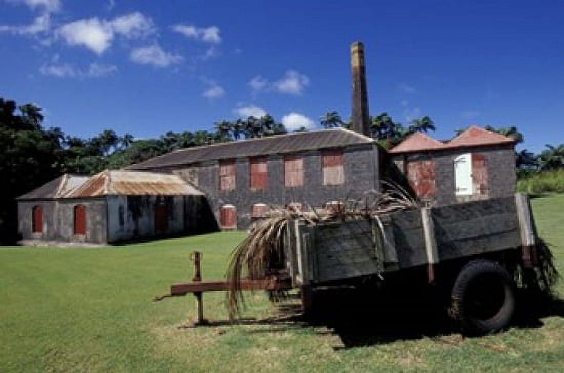 St Nicholas Abbey Sugar Mill St Peter Parish Barbados Caribbean Canvas Art - Greg Johnston DanitaDelimont (35 x 24)