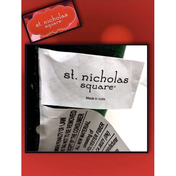 Santa Green Throw Pillow Merry Christmas