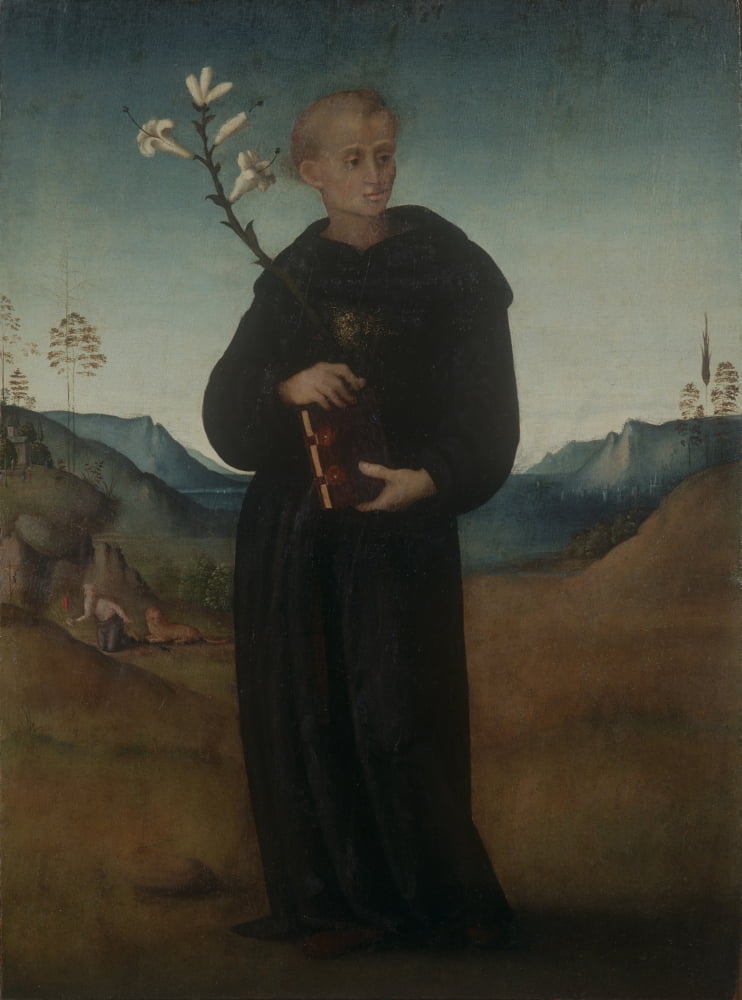 St Nicholas Of Tolentino Canvas Art - (18 x 24)