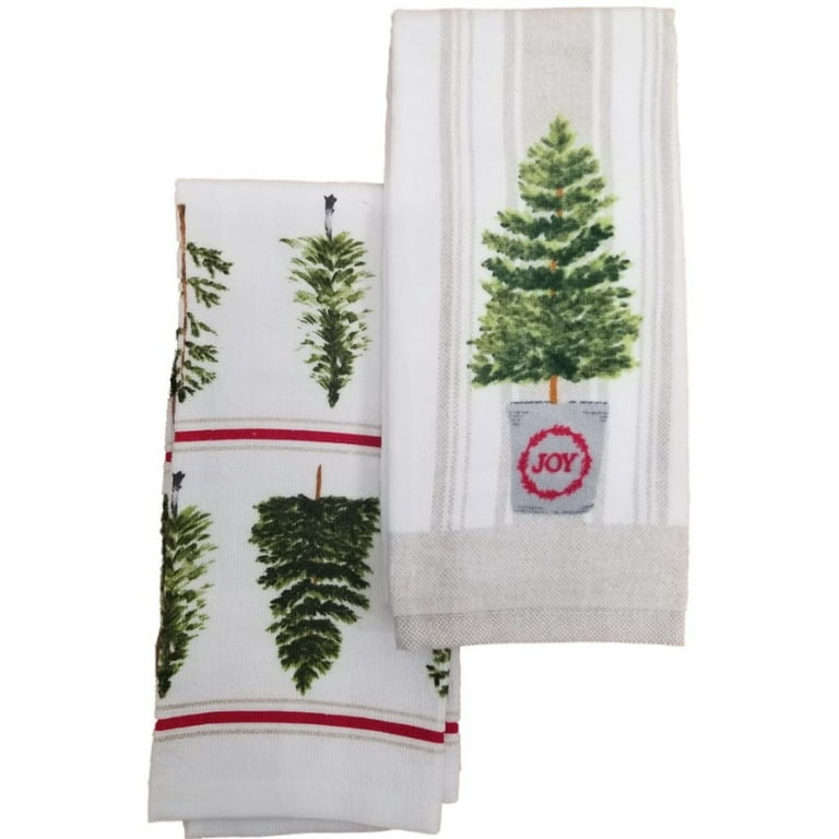 Holiday Farmhouse Kitchen Towel Set of 2