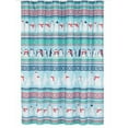 thumbnail image 1 of St Nicholas Square Holiday Cheer Christmas Shower Curtain Peguins & Polar Bears, 1 of 2