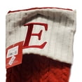 thumbnail image 1 of St. Nicholas Cable Knit Stocking – Monogram E, 1 of 2