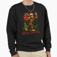 thumbnail image 1 of St. Nick Bigfoot Christmas Tree Lights Sasquatch Funny Retro Holiday Unisex Sweatshirt - Durable Stitching G13113, Up to Size 5XL, 1 of 2