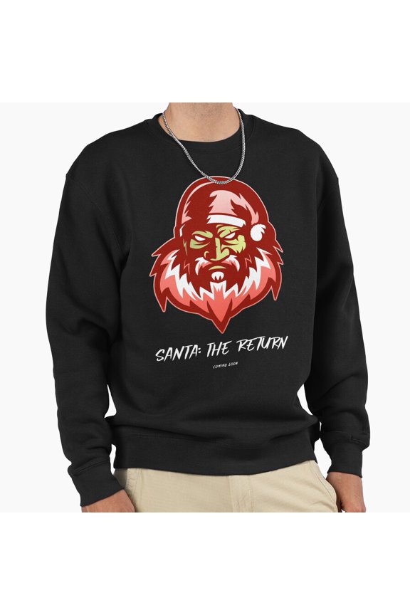 St. Nick The Return Christmas Unisex Sweatshirt Funny Retro Vintage Holiday Graphic Style G8293, Up to Size 5XL