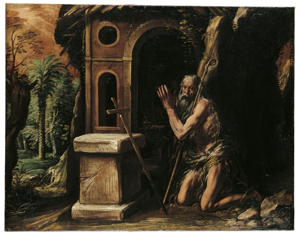 St Onophrius Canvas Art - (24 x 18)