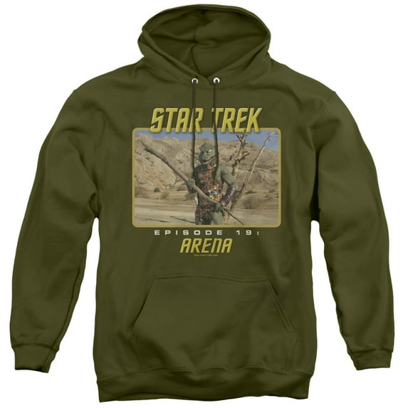 St Original Arena Adult Pullover Hoodie Sweatshirt Military Green