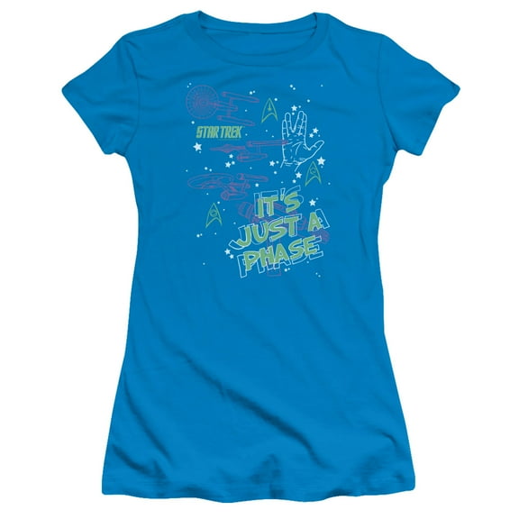 St Original Just A Phase Junior Women's Sheer T-Shirt Turquoise