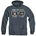 thumbnail image 1 of St Original Know Your Spock Adult Heather Hoodie Sweatshirt Navy, 1 of 1