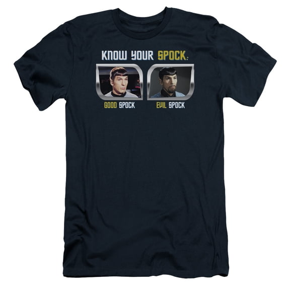St Original - Know Your Spock - Slim Fit Short Sleeve Shirt - X-Large