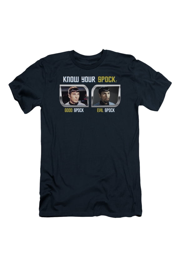St Original - Know Your Spock - Slim Fit Short Sleeve Shirt - X-Large