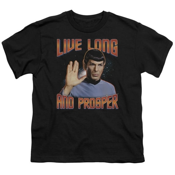 Star Trek Men's Live Long And Prosper T-shirt Black