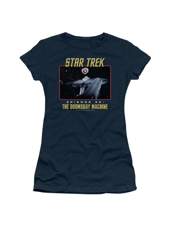 St Original - The Doomsday Machine - Juniors Teen Girls Cap Sleeve Shirt - Small