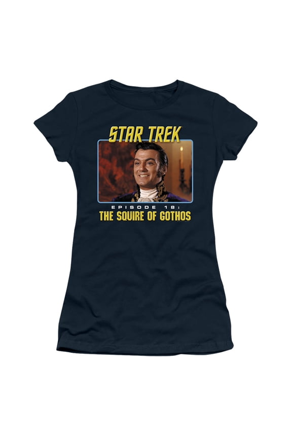 St Original The Squire Of Gothos Junior Women's Sheer T-Shirt Navy