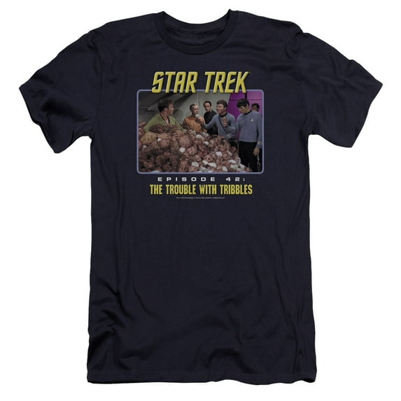 St:Original - The Trouble With Tribbles - Premium Slim Fit Short Sleeve Shirt - X-Large