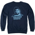thumbnail image 1 of St Original Vulcan Mind Adult Crewneck Sweatshirt Navy, 1 of 1