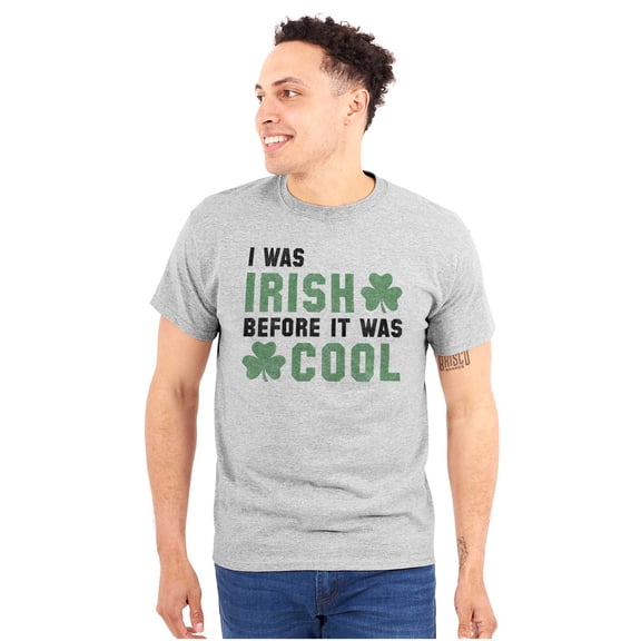 St Paddy Irish Before It Was Cool Plus Size Crewneck Graphic Tee Shirt Brisco Brands 3X