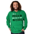 thumbnail image 1 of St Paddy Irish Before It Was Cool Unisex Plus Fleece Graphic Hoodie Brisco Brands 4X, 1 of 2