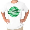 thumbnail image 1 of St Paddy Official Shenanigans Starter Crewneck T Shirts Boy Girl Teen Brisco Brands S, 1 of 6