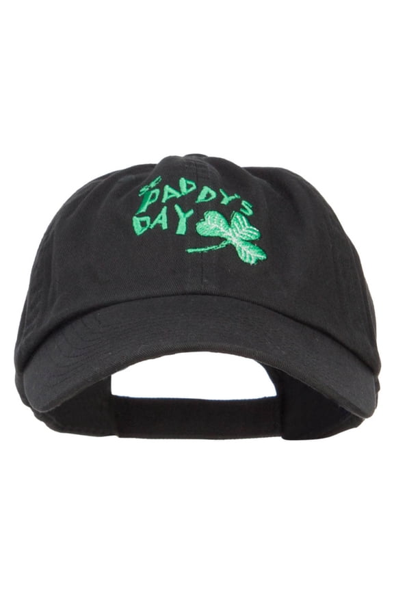 St. Paddy's Day Embroidered Low Cap - Black OSFM
