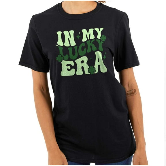 St Paddy's Day In My Lucky Era Women's Graphic T Shirt Tees Brisco Brands L