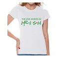 thumbnail image 1 of St Paddys Day T Shirt for Women The One Where I'm Irish Tee Graphic Novelty Top St Patrick's Gifts for Her, 1 of 4