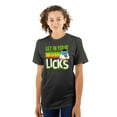 thumbnail image 1 of St Paddys Get In Your Licks Candy Owl Men's Graphic T Shirt Tees Brisco Brands M, 1 of 6