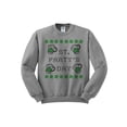 thumbnail image 1 of St. Party's Day St. Patrick's Day Sweatshirt Medium Grey, 1 of 1