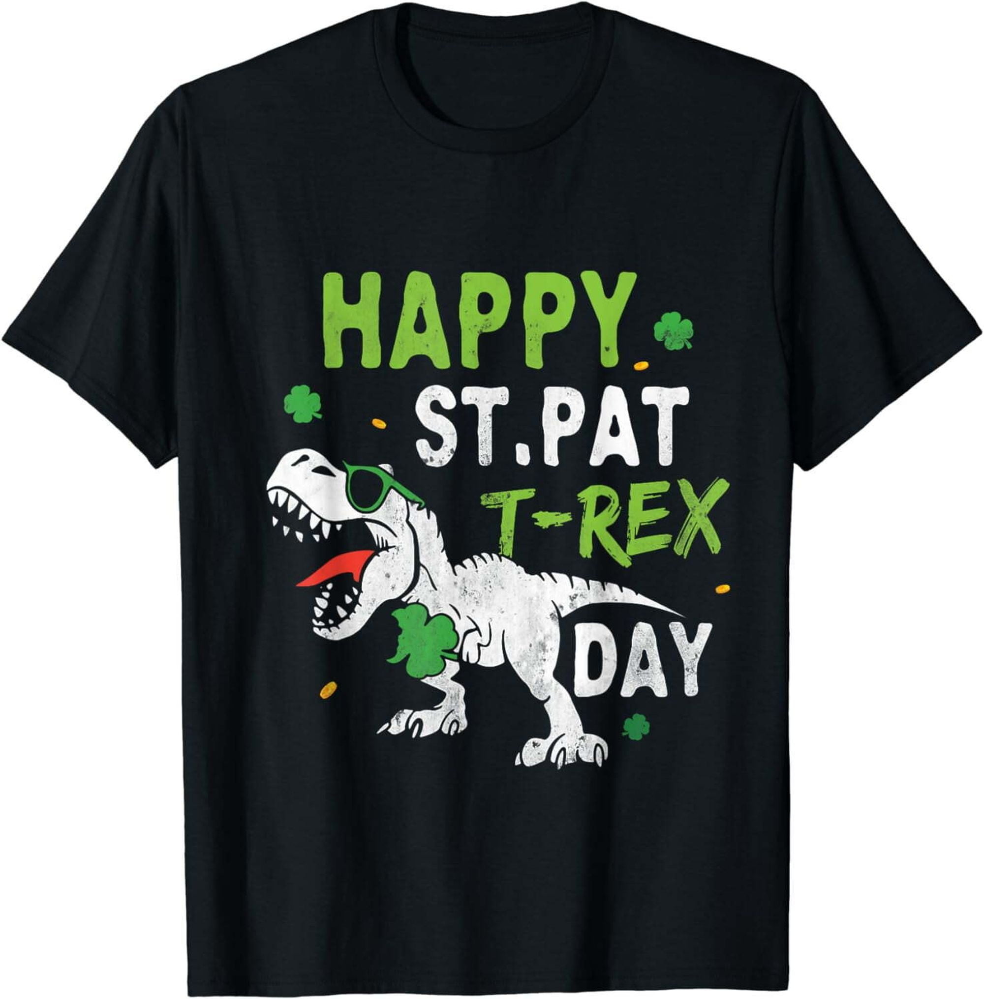 St Pat Rex Dinosaur Shirt - Fun St Patricks Day Tee for Toddler Boys ...