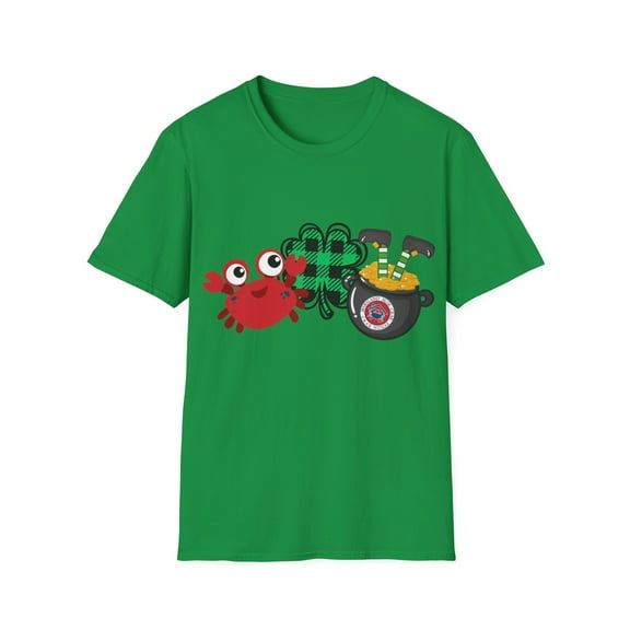 St Patrick Crab Unisex Softstyle T-Shirt