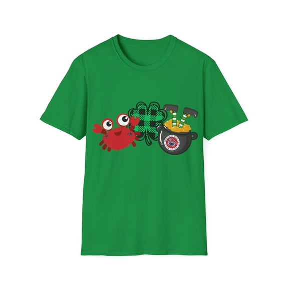 St Patrick Crab Unisex Softstyle T-Shirt