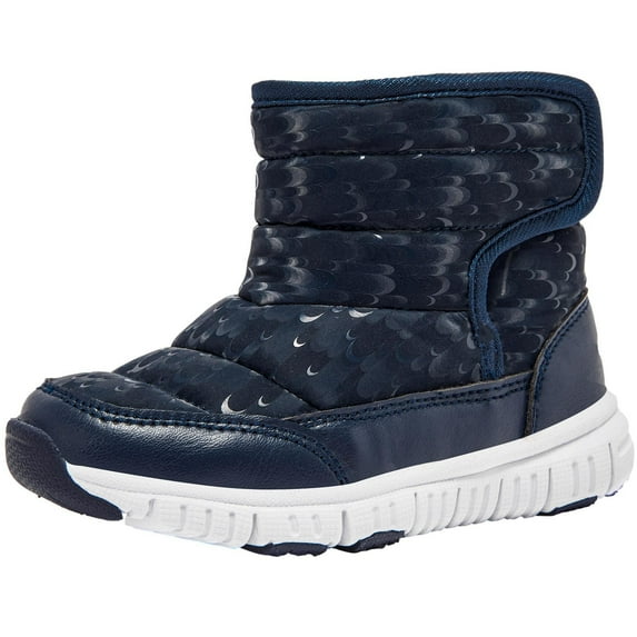 St Patrick Day Clearance Deals Juebong Toddler Little Kid Snow Boots For Boys Girls Kids Outdoor Winter Shoes Cotton Boots,Blue,3.5 M
