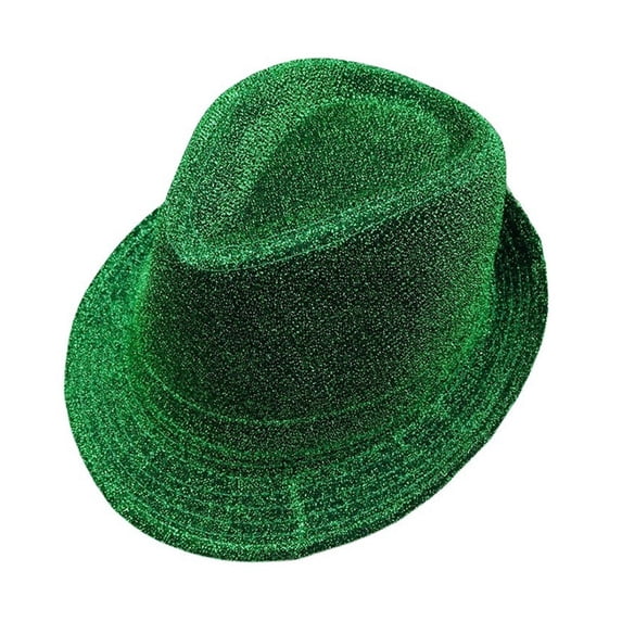 St. Patrick Day Giftexpress Top Hat Irish Green Top Hat Tree Decoration St. Patrick's Day Hats for Adults Four-Leaf Top Hat Celebration Props
