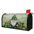 thumbnail image 1 of St.Patrick Day Mailbox Covers Spring Gnome Lucky Flowes Clovers Mailbox Cover 21''Lx18''W Garden Yard Outdoor Decoration, 1 of 5